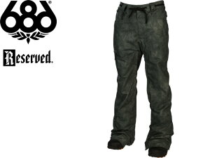 686 SIX EIGHT Reserued Xm[EGA pc L3W208B RAW PANT OIL DENIM {Ki Xm[{[h Xm{[ SNOWBOARD 