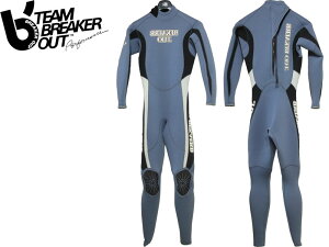 BREAKER OUT BREAKEROUT u[J[AEg tX[c FULL SUIT 3mm EGbgX[c WET AEgbg B t@Xi[ obNt@Xi[ ^ؑl 