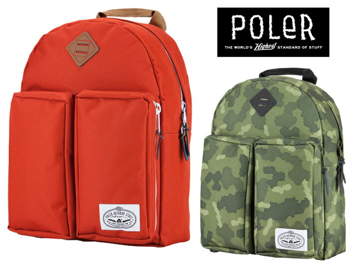 楽天市場】POLER CAMPING STUFF ポーラー THE DAY PACK バッグ バック 