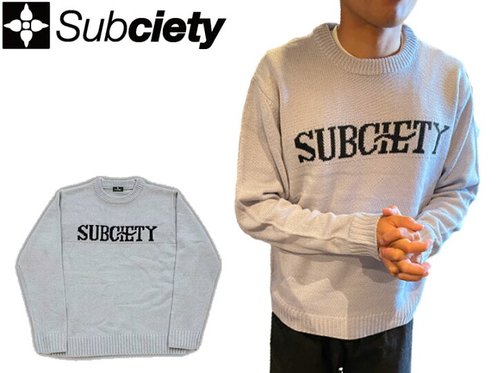 楽天市場】SUBCIETY サブサエティ サブサイティー NYB SWEATER-SALOON 