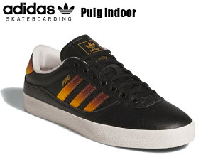 adidas SKATEBOARDING アディダススケートボーディング Puig Indoor プイグ インドア JR5827 スニーカー 日本正規品 靴 スケシュー スケートボード スケボー 黒 BLACK ブラック 26cm 26.5cm 27.5cm