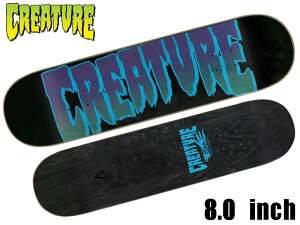 CREATURE �N���[�`���[ LIMITED LOGO 8.0 ���S �X�^���v �u���[ �� ���~�e�b�h �V���v�� �X�P�[�g�{�[�h �X�P�{�[ �f�b�L deck �� �u�����h ���K�i ���w ���Z ��l �X�g���[�g �p�[�N
