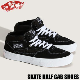 VANS バンズ SKATE HALF CAB ハーフキャブ スニーカー スケートシューズ 靴 VN0A5FCDY28 スケボー SKATEBOARD スケシュ ストリート ブラック ホワイト 定番 カジュアル ファッション27cm