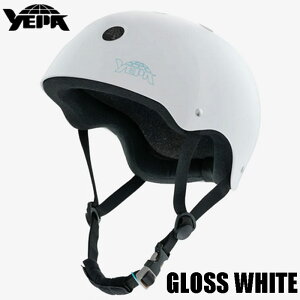 YEPA �X�P�{�[ �w�����b�g �C�G�p �C�F�p �X�P�[�g�{�[�h SK8 T-SHELL HELMET GLOSS WHITE �A�N�V���� �X�|�[�c �X�|�[�c�p HELMET �� �q�� kids ���p ��l ��l�p �����Y ���f�B�[�X �g�j�[�E�z�[�N ���W