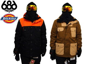 686 SIX EIGHT SIX SMARTY DICKIES ディッキーズ スノーウエア ジャケット Dickies Foundation Insulated Jacket 日本正規品 L4W121 スノーボード スノボー SNOWBOARD コラボ 送料無料