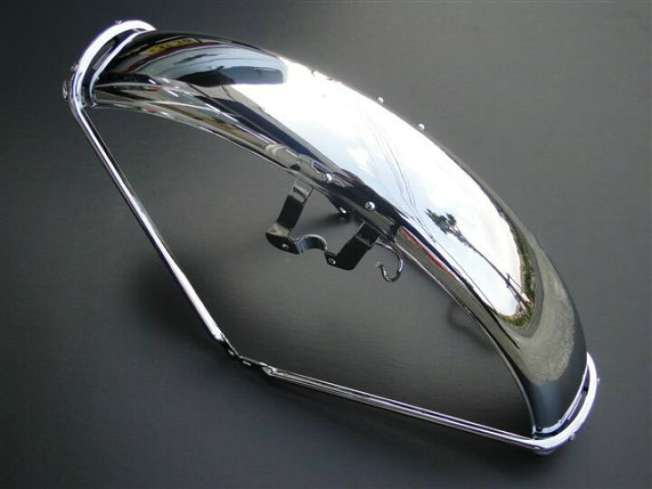 楽天市場】CB400F ヨンフォア CB350F メッキフロントフェンダー (高 