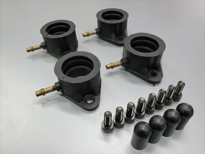 Z400FX 純正キャブレターインシュレーターフルセット (16点) KAWASAKI 旧車 絶版バイク 8730