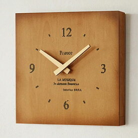 壁掛け時計 スクエア 壁掛け 木製 アンティーク 日本製 BREAブレア