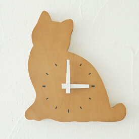 BREAブレア 猫の壁掛け時計 日本製 壁掛け インテリア 木製 猫雑貨 猫グッズ