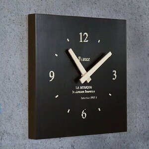 壁掛け時計 スクエア 壁掛け 木製 アンティーク 日本製 BREAブレア