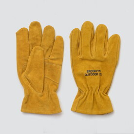【楽天1位】日本初上陸 NY発 BOC ( BROOKLYN OUTDOOR COMPANY ) ブルックリン The Camp Glove Split 牛革スエードキャンプグローブ