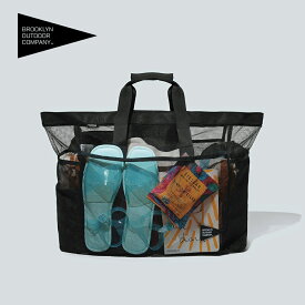 【P10倍★マラソン限定】【公式】日本初上陸 NY発 BOC ( BROOKLYN OUTDOOR COMPANY ) ブルックリン The Mesh Gear Tote 大容量メッシュトート トートバッグ ジム