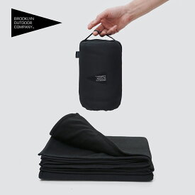 日本初上陸 NY発 BOC ( BROOKLYN OUTDOOR COMPANY ) ブルックリン The Travel Fleece Blanket トラベルブランケット フリース アウトドア キャンプ