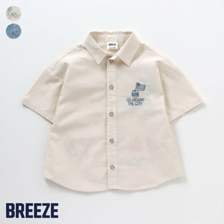 楽天市場 ゆるイラストシャツ 男の子 女の子 Breeze ブリーズ 子供服 キッズ ベビー 半袖シャツ ブラウス かっこいい かわいい 夏 夏物 新作 エフオー Fo J9902 F O Online Store 楽天市場店