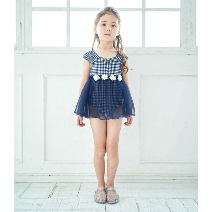 子供用水着 女の子 セパレート水着 水玉 青色 ９０cm 公式通販 セパレート水着