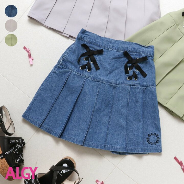楽天市場】【SALE_30%OFF】レースアッププリーツスカート ▽▽ 女の子  