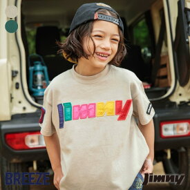 【新作】Jimnyコラボ_歴代JimnyワッペンTシャツ ▽▽ 男の子 女の子 BREEZE ブリーズ 子供服 ブランド キッズ ベビー 半袖 Tシャツ トップス おしゃれ かわいい かっこいい 夏服 夏 夏物 エフオー FO △△ j307554