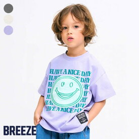 【新作】WEB限定_FOスマイルアップリケTシャツ ▽▽ 男の子 BREEZE ブリーズ 子供服 ブランド キッズ ベビー 半袖 Tシャツ トップス おしゃれ かっこいい 夏服 夏 夏物 エフオー FO △△ j307614