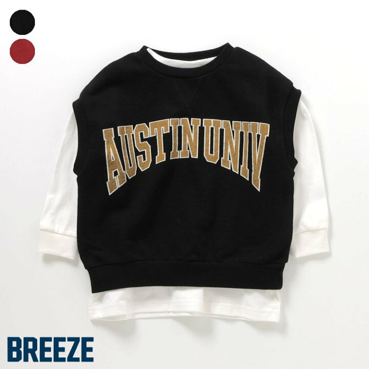 楽天市場】【SALE_50%OFF】ベスト付2PカレッジTシャツ ▽▽ 男の子  