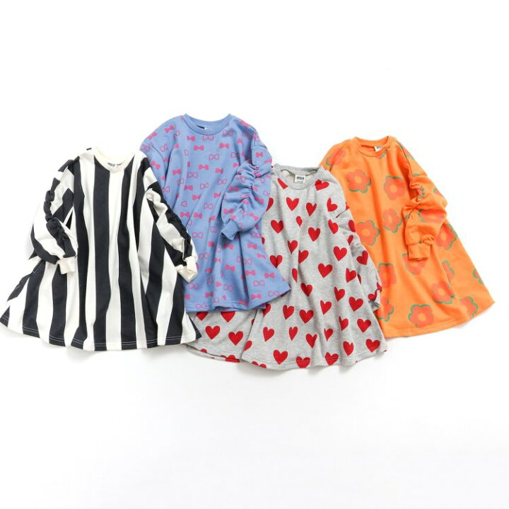 楽天市場】【SALE_40%OFF】【リンク】4色4柄ワンピース ▽▽ 女の子 