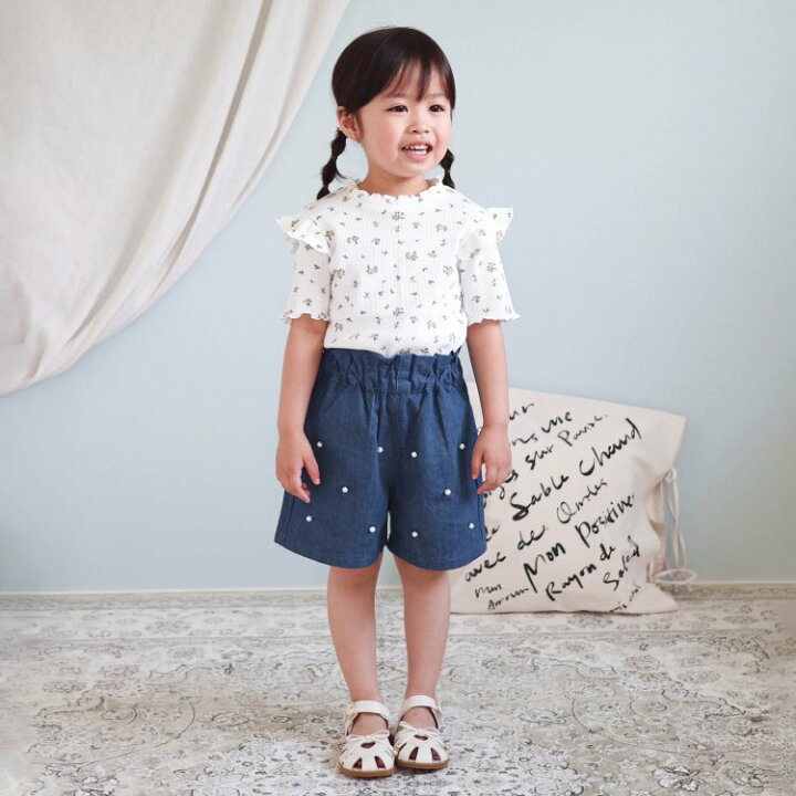 楽天市場】【SALE_30%OFF】パール・リボン付きショートパンツ  