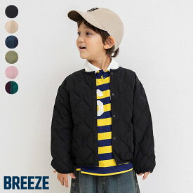 【20％OFFクーポン】【10％OFFクーポン】【SALE_10%OFF_12/11(木)午前9:59まで】インナーキルトジャケット ▽▽ 男の子 女の子 ユニセックス BREEZE ブリーズ 子供服 キッズ ベビー ジュニア アウター キルティング ノーカラー上着 △△ j402935［返品不可］