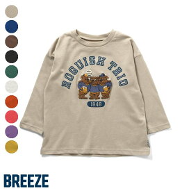 【20％OFFクーポン】【10％OFFクーポン】【SALE_20%OFF_12/11(木)午前9:59まで】WEB限定_グラフィックバリエーション長袖Tシャツ ▽▽ 男の子 女の子 BREEZE ブリーズ 子供服 キッズ ベビー ジュニア トップス プリント ロンT △△ j406845［返品不可］