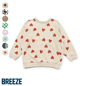 【SALE_30%OFF】どっちも正解_DAISUKI_総柄トレーナー ▽▽ 綿100% 男の子 女の子 ユニセックス BREEZE ブリーズ 子供服 キッズ ベビー スウェット トップス 長袖 プチプラ 通園通学 秋 エフオー FO △△ j411915［返品不可］