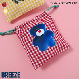 【新作】mojojojo転写巾着S ▽▽ 女の子 男の子 BREEZE ブリーズ 子供服 キッズ ベビー 小物 誕生日 プレゼント 化粧ポーチ 秋 エフオー FO △△ j474905