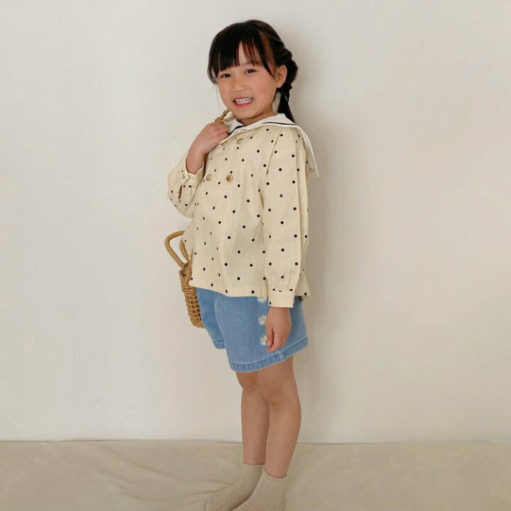 楽天市場】ハート・フラワー刺繍ショートパンツ ▽▽ 女の子 