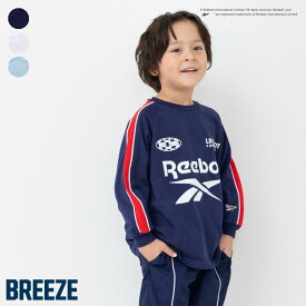 Reebok別注_Tシャツ ▽▽ ジュニア 女の子 男の子 BREEZE ブリーズ 子供服 キッズ ベビー トップス ロンT 長袖 ジュニア リーボック エフオー FO △△ j106a16