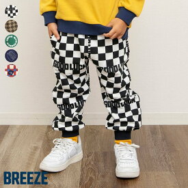 アメリカンダイナー総柄カットソーパンツ ▽▽ 綿100% 女の子 男の子 BREEZE ブリーズ 子供服 キッズ ベビー スウェット ボトムス ロングパンツ 長ズボン おしゃれ 春 エフオー FO △△ j120906