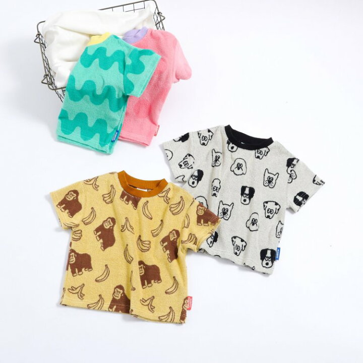 楽天市場】【リンク】総柄パイルTシャツ(セットアップ可) ▽▽ 女の子 