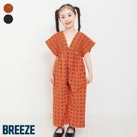 シャーリングオーバーオール ▽▽ 女の子 ユニセックス BREEZE ブリーズ 子供服 キッズ ベビー サロペッ…