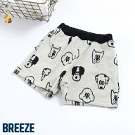 アイボリー再入荷【リンク】総柄パイルパンツ(セットアップ可) ▽▽男の子 BREEZE ブリーズ 子供服 キッ…
