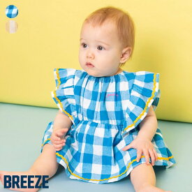 【新作】Bpop_うねうねシャツワンピボディオール ▽▽ 女の子 BREEZE ブリーズ 子供服 キッズ ベビー ボディースーツ おしゃれ かわいい 夏 エフオー FO △△ j234026