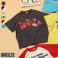 TOMICA×BREEZE_グラフィックTシャツ ▽▽綿100% 男の子 女の子 ユニセックス BREEZE ブリーズ 子供服 キ…