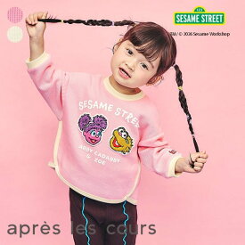 【メルマガ】【10％OFFクーポン】【新作】セサミストリート_ワッフルモチーフTシャツ ▽▽ 男の子 女の子 ユニセックス アプレレクール 子供服 キッズ ベビー トップス ロンT 長袖 エルモ クッキーモンスター エフオー FO △△ v106946