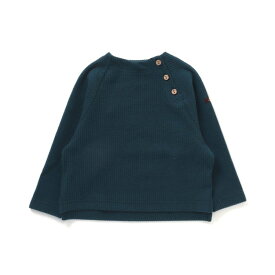 【SALE_50%OFF】ボタン付きカラフルリブTシャツ ▽▽ 男の子 女の子 アプレレクール 子供服 ブランド キッズ ベビー ロンT 長袖 Tシャツ トップス おしゃれ かわいい かっこいい 秋服 秋 秋物 エフオー FO △△ v406803［返品不可］