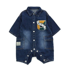 【SALE_50%OFF】デニムつなぎカバーオール ▽▽ 男の子 女の子 BREEZE ブリーズ 子供服 ブランド キッズ ベビー カバーオール おしゃれ かっこいい 春服 春 春物 エフオー FO △△ j132054［返品不可］