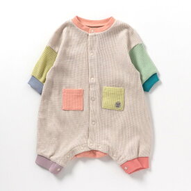 【SALE_20%OFF_新規】ワッフルカバーオール ▽▽ 男の子 BREEZE ブリーズ 子供服 ブランド キッズ ベビー カバーオール おしゃれ かっこいい 春服 春 春物 エフオー FO △△ j132904［返品不可］