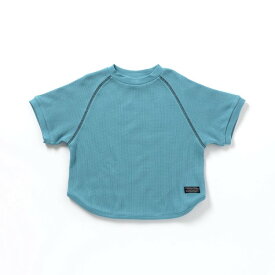 【SALE_10%OFF_4/22(月)お昼12:59まで】【6色展開】ワッフルTシャツ ▽▽ 男の子 女の子 BREEZE ブリーズ 子供服 ブランド キッズ ベビー 半袖 Tシャツ トップス おしゃれ かっこいい 夏服 夏 夏物 エフオー FO △△ j207404［返品不可］