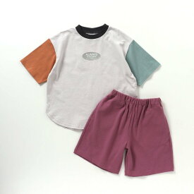 WEB限定_バリエーションセットアップ ▽▽ 男の子 女の子 BREEZE ブリーズ 子供服 ブランド キッズ ベビー 半袖 Tシャツ ハーフパンツ 半ズボン おしゃれ かっこいい 夏服 夏 夏物 エフオー FO △△ j216904