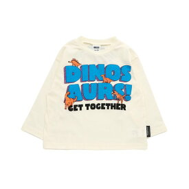 【CP】WEB限定_DINOSAUR_ロゴTシャツ ▽▽ 男の子 BREEZE ブリーズ 子供服 ブランド キッズ ベビー ロンT 長袖 Tシャツ トップス おしゃれ かっこいい 秋服 秋 秋物 エフオー FO △△ j406724