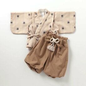 tiny_bear_袴セット ▽▽ 男の子 女の子 アプレレクール 子供服 キッズ ベビー フォーマル セレモニー スーツ 節句 七五三 着物 3歳 和服 お正月 タイニーベア くま エフオー FO △△ v477914［返品不可］