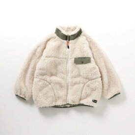 【リンク】ファーフリースジャケット ▽▽ 男の子 女の子 ユニセックス BREEZE ブリーズ 子供服 キッズ ベビー ジュニア アウター もこもこ あったか 防寒 アウトドア 秋 エフオー FO △△ j402925