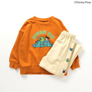 【10%OFFクーポン】『モンスターズ・インク』|パジャマ ▽▽ 綿100% 女の子 男の子 BREEZE ブリーズ 子供服 キッズ ベビー 上下セット 長袖 Disney ディズニー ハロウィン 秋 エフオー FO △△ j45807
