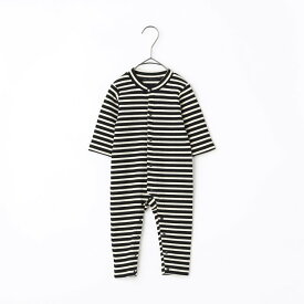 イロチ買いしたいストレッチリブカバーオール_リンク ▽▽ 男の子 女の子 ユニセックス p.premier プルミエ 子供服 キッズ ベビー おしゃれ かわいい ボーダー 秋 エフオー FO △△ p432015