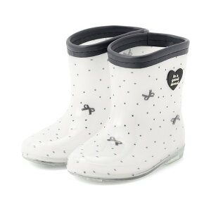 レインシューズ(りぼん・花・さくらんぼ・恐竜) ▽▽ 女の子 男の子 アプレレクール 子供服 キッズ ベビー 長靴 雨具 中敷き取り外し可 リフレクター 通園通学 おしゃれ かわいい 春 エフ