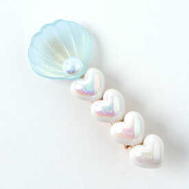 【会員限定クーポン】シェルパールヘアクリップ ▽▽ 女の子 アプレレクール 子供服 キッズ ベビー ヘアーアクセサリー おしゃれ かわいい 夏服 夏物 エフオー FO △△ v270a55
